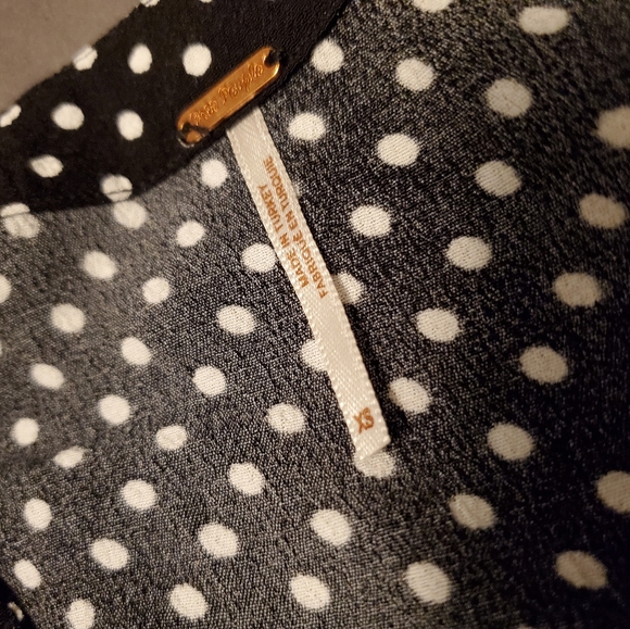 Free people long sleeve polka-dot blouse - Picture 6 of 6